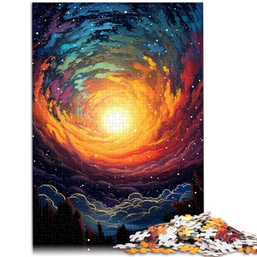 1000-teiliges Puzzle für Erwachsene mit Sternenhimmel Lernspiel Herausforderungsspielzeug ganze Familie für Teenager ab 14 Jahren 26x38cm 1000-teiliges Puzzle für Erwachsene mit Sternenhimmel Lernspiel Herausforderungsspielzeug ganze Familie für Teenager ab 14 Jahren 26x38cm von BBVNFLIR