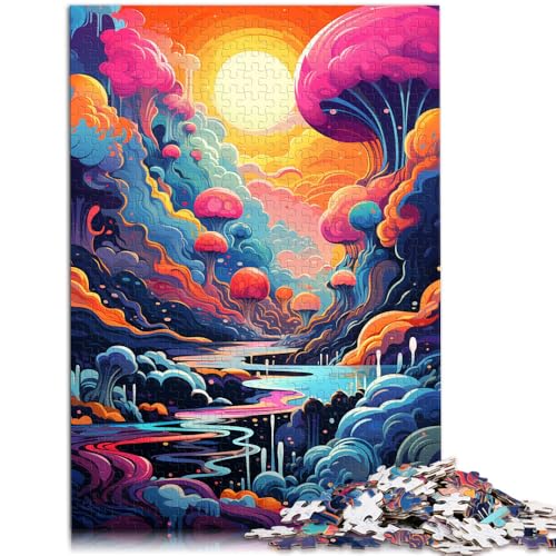 1000-teiliges Puzzle für Erwachsene mysteriöses Gelände Quizspiel mit passendem Poster und Quizblatt für Teenager ab 14 Jahren 50x75cm 1000-teiliges Puzzle für Erwachsene mysteriöses Gelände Quizspiel mit passendem Poster und Quizblatt für Teenager ab 14 Jahren 50x75cm von BBVNFLIR