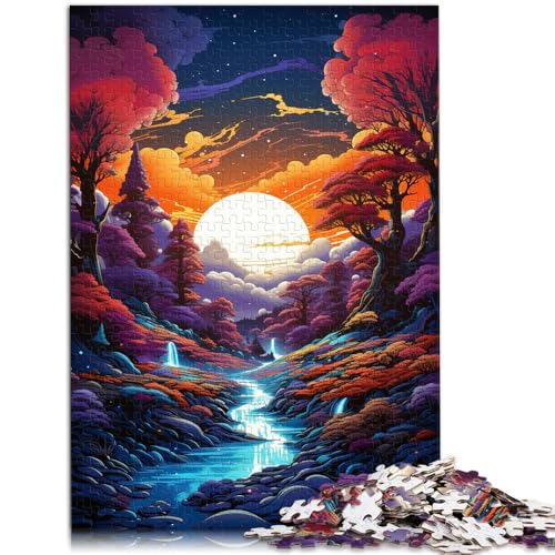 1000-teiliges Puzzle für Erwachsene schöne Landschaft Spielzeug intellektuelles Spiel Wanddekoration einzigartige Geburtstags 26x38cm von BBVNFLIR