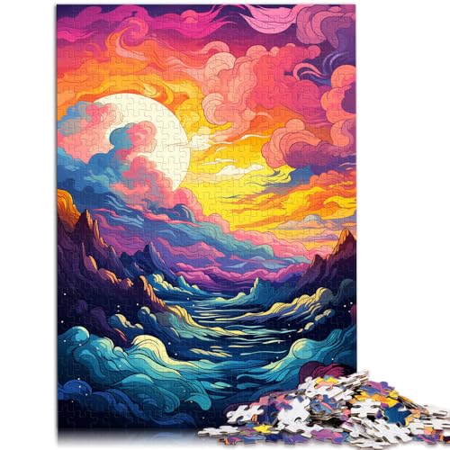 1000-teiliges Puzzle für Erwachsene schöne Landschaft entspannendes intellektuelles Lernspielzeug Heimkunstdekor für Jugendliche ab 14 Jahren 50x75cm von BBVNFLIR