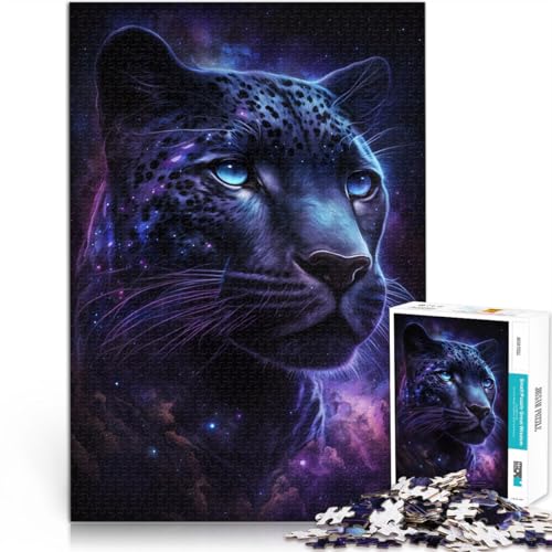 1000-teiliges Puzzle für Erwachsene schwarzes Leoparden-Galaxie-Puzzle für Lernspiele Herausforderungsspielzeug verbessert das Gedächtnis 26x38cm 1000-teiliges Puzzle für Erwachsene schwarzes Leoparden-Galaxie-Puzzle für Lernspiele Herausforderungsspielzeug verbessert das Gedächtnis 26x38cm von BBVNFLIR