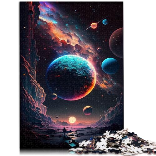 1000-teiliges Puzzle für Erwachsene seltsames Universum Spielzeug Denkspiel Lernspiel zum Geburtstag Weihnachten für 14-Jährige 26x38cm von BBVNFLIR