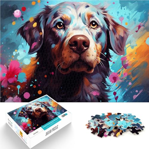 1000-teiliges Puzzle für Erwachsene verwöhnte Welpen anspruchsvolles Spiel Lernspiel für Geburtstag Weihnachten für Teenager ab 14 Jahren 26x38cm von BBVNFLIR