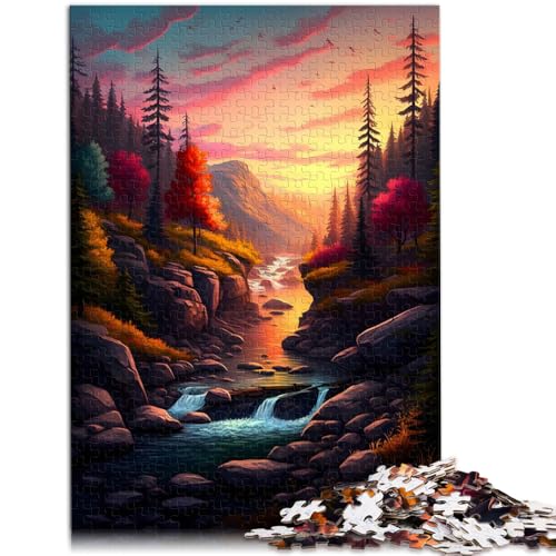 1000-teiliges Puzzle für Erwachsene wunderschönes Fluss-Puzzle – anspruchsvolles Spielgeschenk für Geburtstage Geeignet für Teenager ab 14 Jahren 26x38cm 1000-teiliges Puzzle für Erwachsene wunderschönes Fluss-Puzzle – anspruchsvolles Spielgeschenk für Geburtstage Geeignet für Teenager ab 14 Jahren 26x38cm von BBVNFLIR