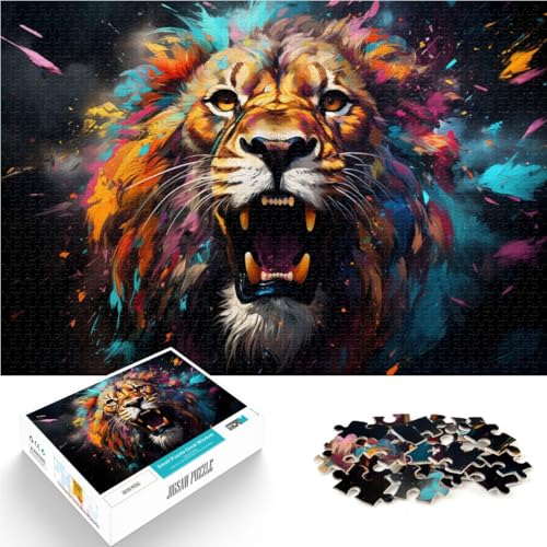 Das 1000-teilige Puzzle für Erwachsene mit Löwenmotiv ganze Familie und für Teenager ab 14 Jahren 26x38cm Das 1000-teilige Puzzle für Erwachsene mit Löwenmotiv ganze Familie und für Teenager ab 14 Jahren 26x38cm von BBVNFLIR