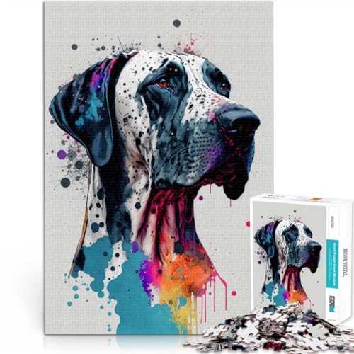 Das 1000-teilige Puzzle für Erwachsene mit dem Beagle-Spielzeug ist EIN Denkspiel und eignet ganze Familie und für Teenager ab 14 Jahren 26x38cm von BBVNFLIR
