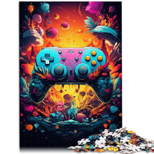 Puzzle für Erwachsene 1000 Teile Gamecontroller Lernspielzeug Familienspiele Heimkunstdekor für Teenager ab 14 Jahren 50x75cm von BBVNFLIR