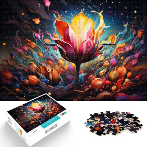 1000-teiliges Puzzle für Erwachsene Blumen-Puzzle anspruchsvolles Spiel Geschenke Lernspiel zum Geburtstag Weihnachten für Teenager ab 14 Jahren 50x75cm 1000-teiliges Puzzle für Erwachsene Blumen-Puzzle anspruchsvolles Spiel Geschenke Lernspiel zum Geburtstag Weihnachten für Teenager ab 14 Jahren 50x75cm von BBVNFLIR