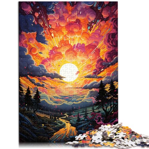 Puzzle für Erwachsene 1000 Teile orangefarbener Sonnenuntergang Familienspaß-Puzzle ganze Familie für Teenager ab 14 Jahren 50x75cm Puzzle für Erwachsene 1000 Teile orangefarbener Sonnenuntergang Familienspaß-Puzzle ganze Familie für Teenager ab 14 Jahren 50x75cm von BBVNFLIR