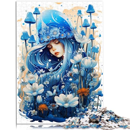 Puzzle für Erwachsene 1000 Teile Kunst Blumengöttin Spiele Spielzeug Geschenk Wanddekoration Einzigartige Geburtstags 50x75cm von BBVNFLIR