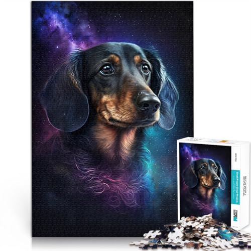 Puzzle für Erwachsene 1000 Teile Galaxie-Dackel Puzzle für Lernspiele Herausforderungsspielzeug EIN Kunstwerk für 14-Jährige 50x75cm Puzzle für Erwachsene 1000 Teile Galaxie-Dackel Puzzle für Lernspiele Herausforderungsspielzeug EIN Kunstwerk für 14-Jährige 50x75cm von BBVNFLIR