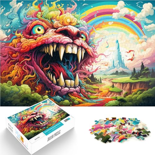 Puzzle 1000 Teile für Erwachsene Monster auf Buntem Cartoon-Puzzle Geburtstagsgeschenk für Teenager ab 14 Jahren 50x75cm Puzzle 1000 Teile für Erwachsene Monster auf Buntem Cartoon-Puzzle Geburtstagsgeschenk für Teenager ab 14 Jahren 50x75cm von BBVNFLIR