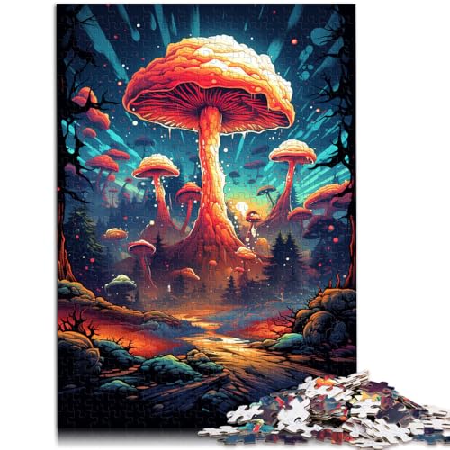 Puzzle 1000 Teile für Erwachsene „Der Pilzplanet“ – Lustige Spiele ganze Familie für Teenager ab 14 Jahren 26x38cm von BBVNFLIR