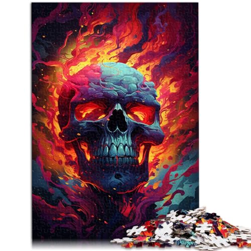 Puzzle 1000 Teile für Erwachsene „Strange Skeleton Puzzle“ Lernspiele ganze Familie für Teenager ab 14 Jahren 26x38cm von BBVNFLIR
