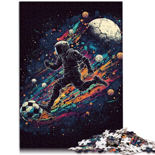 Puzzle 1000 Teile für Erwachsene Astronaut spielt Fußball Lernpuzzle Familienspiel Stressabbau für Teenager ab 14 Jahren 26x38cm Puzzle 1000 Teile für Erwachsene Astronaut spielt Fußball Lernpuzzle Familienspiel Stressabbau für Teenager ab 14 Jahren 26x38cm von BBVNFLIR