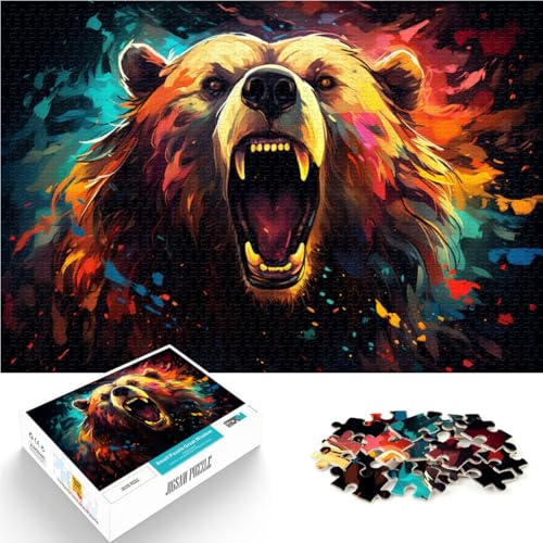 Puzzle 1000 Teile für Erwachsene Bär Lernspielzeug ganze Familie für Teenager ab 14 Jahren 26x38cm Puzzle 1000 Teile für Erwachsene Bär Lernspielzeug ganze Familie für Teenager ab 14 Jahren 26x38cm von BBVNFLIR