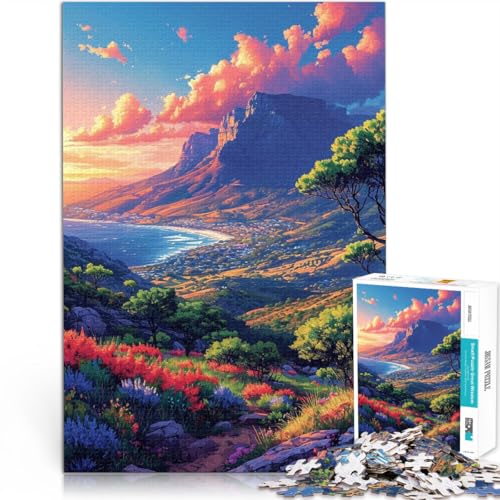 Puzzle 1000 Teile für Erwachsene Berge Puzzle-Wanddekoration ganze Familie für Teenager ab 14 Jahren 26x38cm von BBVNFLIR