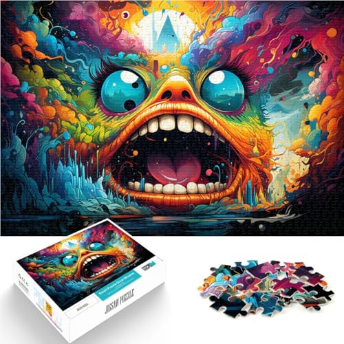 Puzzle 1000 Teile für Erwachsene Bunte süße Monster-Familienspiele ganze Familie 50x75cm Puzzle 1000 Teile für Erwachsene Bunte süße Monster-Familienspiele ganze Familie 50x75cm von BBVNFLIR