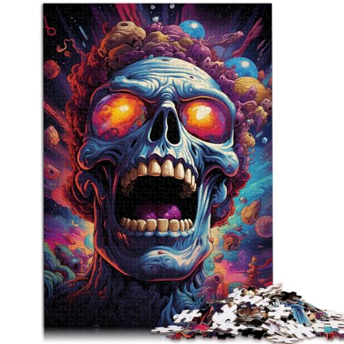 Puzzle 1000 Teile für Erwachsene Buntes Totenkopfmonster Denkspiel ganze Familie 26x38cm Puzzle 1000 Teile für Erwachsene Buntes Totenkopfmonster Denkspiel ganze Familie 26x38cm von BBVNFLIR