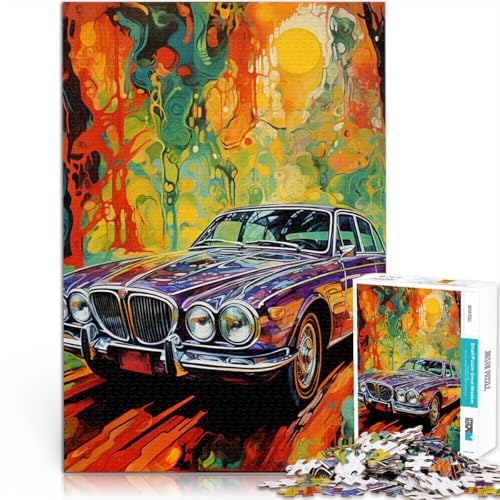 Puzzle 1000 Teile für Erwachsene Coole Sportwagen Stressabbau-Spielzeug für 14-Jährige ganze Familie 50x75cm von BBVNFLIR