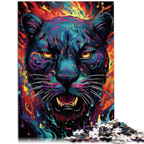 Puzzle 1000 Teile für Erwachsene Doodle Black Panther Denkspiel mit vollständig ineinander greifenden zufällig geformten Teilen 26x38cm Puzzle 1000 Teile für Erwachsene Doodle Black Panther Denkspiel mit vollständig ineinander greifenden zufällig geformten Teilen 26x38cm von BBVNFLIR
