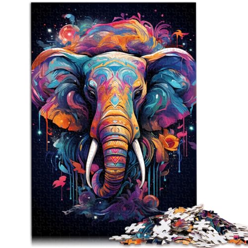 Puzzle 1000 Teile für Erwachsene Elefanten-Malpuzzle Lernspiele herausfordernd Aber lustig und humorvoll 26x38cm Puzzle 1000 Teile für Erwachsene Elefanten-Malpuzzle Lernspiele herausfordernd Aber lustig und humorvoll 26x38cm von BBVNFLIR