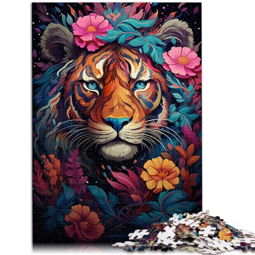Puzzle 1000 Teile für Erwachsene Fantasie-Blumentiger Denkspiel Stressabbau Staycation Zeit totschlagen Geeignet für und Jugendliche ab 14 Jahren 26x38cm Puzzle 1000 Teile für Erwachsene Fantasie-Blumentiger Denkspiel Stressabbau Staycation Zeit totschlagen Geeignet für und Jugendliche ab 14 Jahren 26x38cm von BBVNFLIR