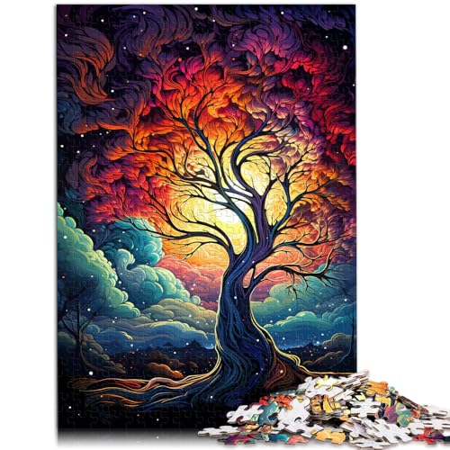 Puzzle 1000 Teile für Erwachsene Fantasie-Malbaum-Denkspiel ganze Familie Geeignet für und Jugendliche ab 14 Jahren 50x75cm von BBVNFLIR