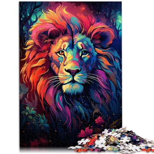 Puzzle 1000 Teile für Erwachsene Fantasy Dschungel Löwe Puzzle Lernspiele Stressabbau Staycation Zeitvertreib für 14-Jährige 26x38cm Puzzle 1000 Teile für Erwachsene Fantasy Dschungel Löwe Puzzle Lernspiele Stressabbau Staycation Zeitvertreib für 14-Jährige 26x38cm von BBVNFLIR