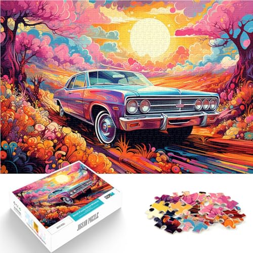 Puzzle 1000 Teile für Erwachsene Fantasy-Neon-Sportwagen Dekomprimierendes intellektuelles Lernspielzeug Geburtstagsgeschenk für 14-Jährige 26x38cm Puzzle 1000 Teile für Erwachsene Fantasy-Neon-Sportwagen Dekomprimierendes intellektuelles Lernspielzeug Geburtstagsgeschenk für 14-Jährige 26x38cm von BBVNFLIR