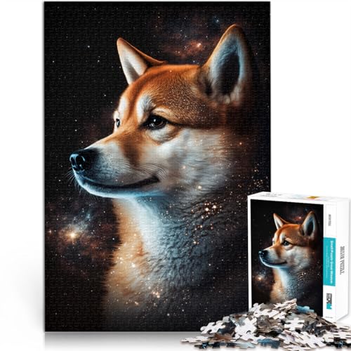 Puzzle 1000 Teile für Erwachsene Galaxy Colour Shiba Inu lustige Spiele Lernspiel für Geburtstag Weihnachten für Teenager ab 14 Jahren 26x38cm Puzzle 1000 Teile für Erwachsene Galaxy Colour Shiba Inu lustige Spiele Lernspiel für Geburtstag Weihnachten für Teenager ab 14 Jahren 26x38cm von BBVNFLIR