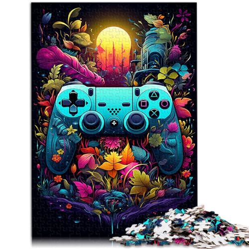 Puzzle 1000 Teile für Erwachsene Gamecontroller herausfordernd schwieriges Puzzle Stressabbau geeignet für Teenager ab 14 Jahren 26x38cm von BBVNFLIR