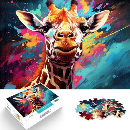 Puzzle 1000 Teile für Erwachsene Giraffe Lernspiel Herausforderung Spielzeug Familienspiel Stressabbau Schwierige Herausforderung 26x38cm Puzzle 1000 Teile für Erwachsene Giraffe Lernspiel Herausforderung Spielzeug Familienspiel Stressabbau Schwierige Herausforderung 26x38cm von BBVNFLIR