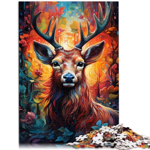 Puzzle 1000 Teile für Erwachsene Hirsch Lernspiel Herausforderung Spielzeug Wanddekoration einzigartige Geburtstags 14-Jährige 26x38cm Puzzle 1000 Teile für Erwachsene Hirsch Lernspiel Herausforderung Spielzeug Wanddekoration einzigartige Geburtstags 14-Jährige 26x38cm von BBVNFLIR