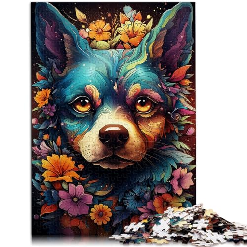 Puzzle 1000 Teile für Erwachsene Huacong Hundepuzzle Lernspiele Familienspiel Stressabbau Schwierige Herausforderung 50x75cm von BBVNFLIR