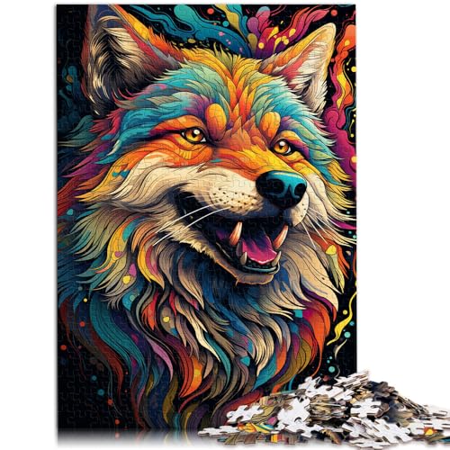 Puzzle 1000 Teile für Erwachsene Hundegemälde Lernpuzzle Stressabbau Urlaub zu Hause Zeitvertreib für Teenager ab 14 Jahren 26x38cm von BBVNFLIR