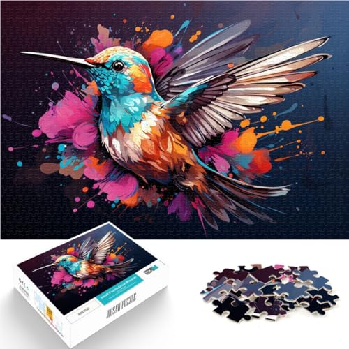 Puzzle 1000 Teile für Erwachsene Kolibri-Tier Stressabbau-Spielzeug Lernspiel für Geburtstag Weihnachten für Teenager ab 14 Jahren 50x75cm Puzzle 1000 Teile für Erwachsene Kolibri-Tier Stressabbau-Spielzeug Lernspiel für Geburtstag Weihnachten für Teenager ab 14 Jahren 50x75cm von BBVNFLIR