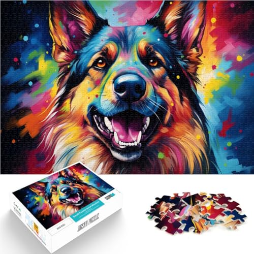 Puzzle 1000 Teile für Erwachsene Kunst Deutscher Schäferhunde Puzzle Lernspiele geeignet für Paare und Teenager ab 14 Jahren 50x75cm Puzzle 1000 Teile für Erwachsene Kunst Deutscher Schäferhunde Puzzle Lernspiele geeignet für Paare und Teenager ab 14 Jahren 50x75cm von BBVNFLIR