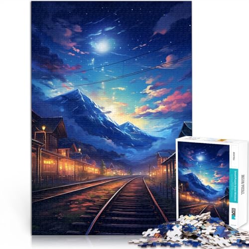 Puzzle 1000 Teile für Erwachsene Landschaft der schönsten Lernspiel-Herausforderung Spielzeug Kunstwerk Geschenk für Teenager ab 14 Jahren 26x38cm von BBVNFLIR