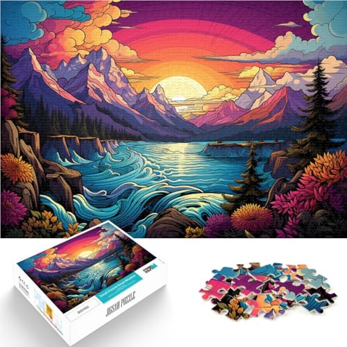 Puzzle 1000 Teile für Erwachsene Landschaftspuzzle Lernspiele ganze Familie für Teenager ab 14 Jahren 26x38cm Puzzle 1000 Teile für Erwachsene Landschaftspuzzle Lernspiele ganze Familie für Teenager ab 14 Jahren 26x38cm von BBVNFLIR