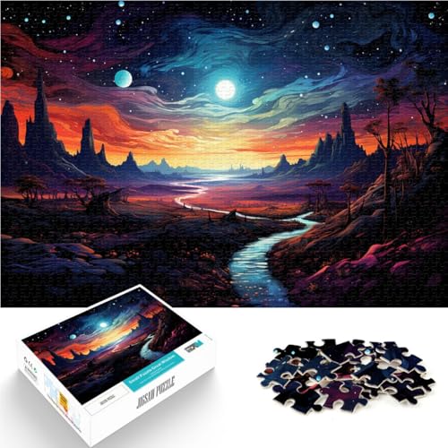 Puzzle 1000 Teile für Erwachsene Landschaftspuzzle als Geschenk ganze Familie für Teenager ab 14 Jahren 26x38cm Puzzle 1000 Teile für Erwachsene Landschaftspuzzle als Geschenk ganze Familie für Teenager ab 14 Jahren 26x38cm von BBVNFLIR