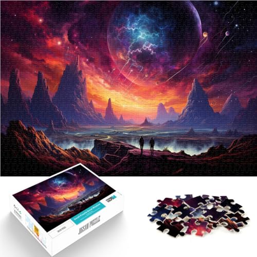 Puzzle 1000 Teile für Erwachsene Landschaftspuzzle ganze Familie für Teenager ab 14 Jahren 50x75cm von BBVNFLIR