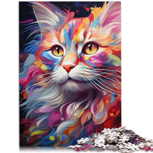 Puzzle 1000 Teile für Erwachsene Malen Einer sibirischen Katze Lernspielzeug Geburtstagsgeschenk für Teenager ab 14 Jahren 26x38cm Puzzle 1000 Teile für Erwachsene Malen Einer sibirischen Katze Lernspielzeug Geburtstagsgeschenk für Teenager ab 14 Jahren 26x38cm von BBVNFLIR