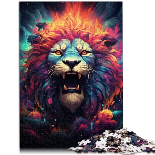 Puzzle 1000 Teile für Erwachsene Malen Fantasie magischer Löwe Dekomprimierendes intellektuelles Lernspielzeug für Teenager ab 14 Jahren 50x75cm Puzzle 1000 Teile für Erwachsene Malen Fantasie magischer Löwe Dekomprimierendes intellektuelles Lernspielzeug für Teenager ab 14 Jahren 50x75cm von BBVNFLIR