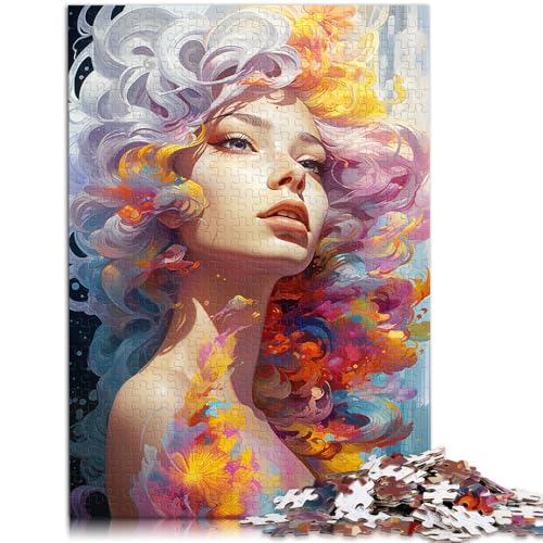 Puzzle 1000 Teile für Erwachsene Malen Farbe Mädchen Heimdekoration Puzzle ganze Familie 26x38cm von BBVNFLIR