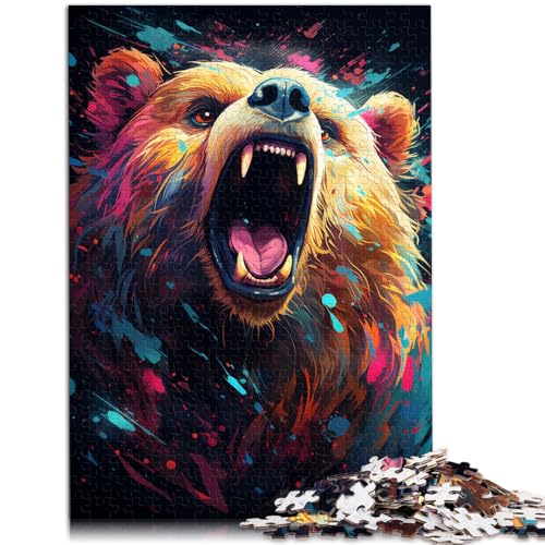 Puzzle 1000 Teile für Erwachsene Malen Farbe Sternenhimmel Bär Puzzle als Geschenk Kunstwerk Geschenk geeignet für Teenager ab 14 Jahren 26x38cm Puzzle 1000 Teile für Erwachsene Malen Farbe Sternenhimmel Bär Puzzle als Geschenk Kunstwerk Geschenk geeignet für Teenager ab 14 Jahren 26x38cm von BBVNFLIR