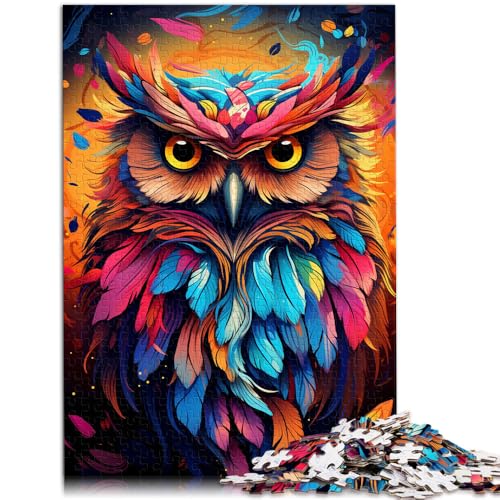 Puzzle 1000 Teile für Erwachsene Malen Farbe Tier Eule Cartoon-Puzzle Verbessern Sie das Gedächtnis für Teenager ab 14 Jahren 50x75cm Puzzle 1000 Teile für Erwachsene Malen Farbe Tier Eule Cartoon-Puzzle Verbessern Sie das Gedächtnis für Teenager ab 14 Jahren 50x75cm von BBVNFLIR