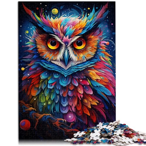 Puzzle 1000 Teile für Erwachsene Malen Farbe Tier Eule Cartoon-Puzzle tolles Geschenk geeignet für Teenager ab 14 Jahren 26x38cm Puzzle 1000 Teile für Erwachsene Malen Farbe Tier Eule Cartoon-Puzzle tolles Geschenk geeignet für Teenager ab 14 Jahren 26x38cm von BBVNFLIR