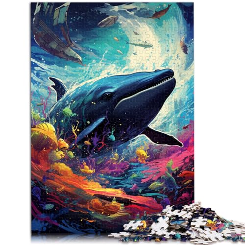 Puzzle 1000 Teile für Erwachsene Malen Wal Lernspiel Herausforderungsspielzeug Stressabbau für Teenager ab 14 Jahren 26x38cm Puzzle 1000 Teile für Erwachsene Malen Wal Lernspiel Herausforderungsspielzeug Stressabbau für Teenager ab 14 Jahren 26x38cm von BBVNFLIR