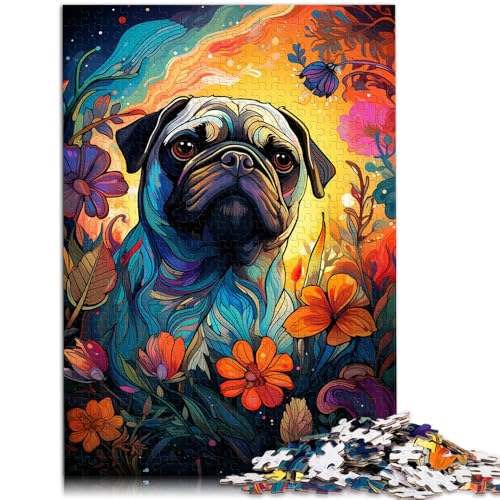 Puzzle 1000 Teile für Erwachsene Malen von Mops Lernspielzeug Wanddekoration einzigartige Geburtstags 50x75cm Puzzle 1000 Teile für Erwachsene Malen von Mops Lernspielzeug Wanddekoration einzigartige Geburtstags 50x75cm von BBVNFLIR